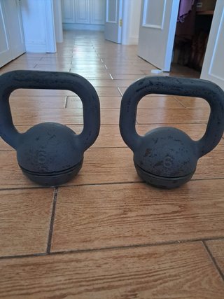 2 Pesas Rusas Kettlebell 6 Kg