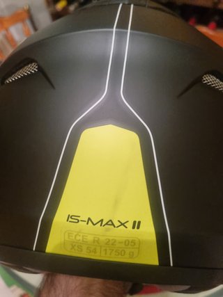 Casco Moto HJC Negro y Amarillo