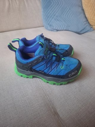 Zapatillas montaña niño CMP azul/verde Talla 29