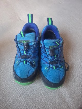 Zapatillas montaña niño CMP azul/verde Talla 29