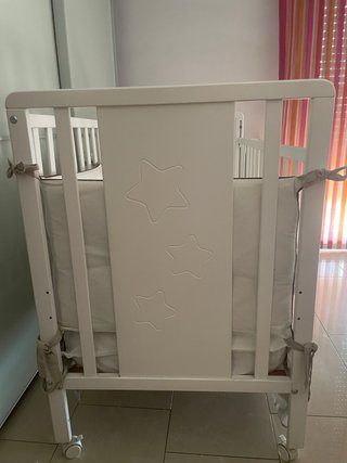 Cuna + Ropa de cuna con ositos y globo