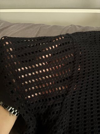 Camiseta Polo Malla Negra Primark