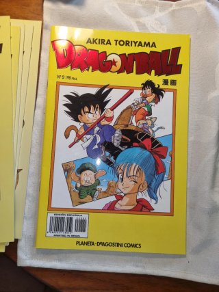 Lote de cómics de Dragón Ball edición amarilla