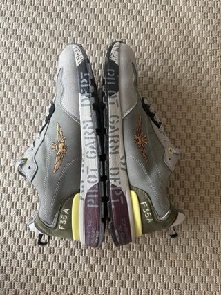 Zapatillas Aeronautica Militare Gris/Verde Oliva
