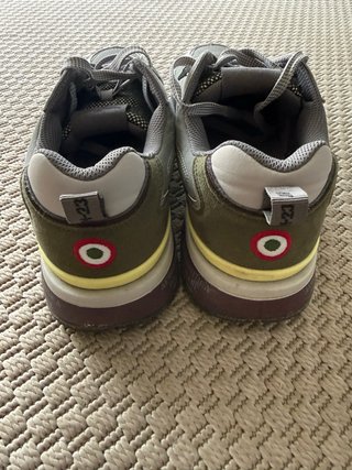 Zapatillas Aeronautica Militare Gris/Verde Oliva
