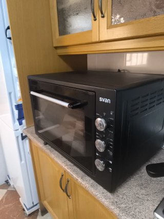 Horno Svan Sobremesa Negro