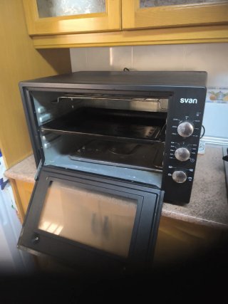 Horno Svan Sobremesa Negro