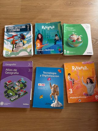 Lote de libros 3 ESO