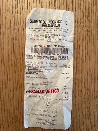 Reloj Cronógrafo Kronos KLC 10 Negro