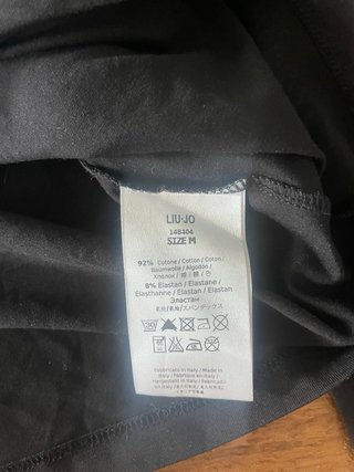 Maglia Liu Jo nera manica lunga taglia M