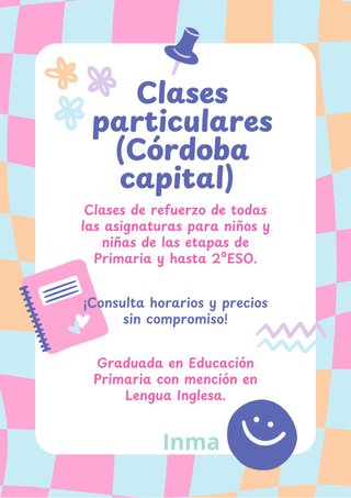 Clases particulares (Córdoba capital)