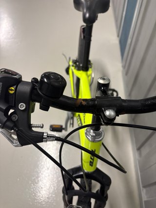 Bicicleta infantil DTB Speed 200 amarilla