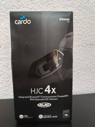 Intercomunicador Cardo HJC 4x Bluetooth JBL