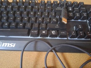 Teclado MSI Negro