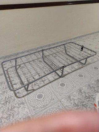 Cama plegable con colchón 80 cm