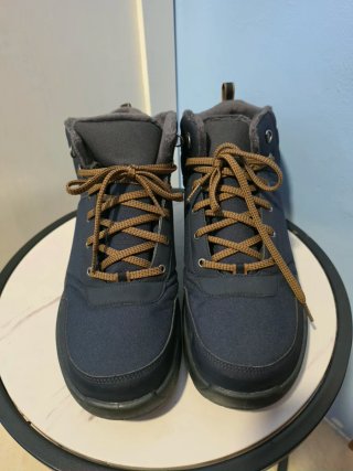 Botas de nieve Quechua azul y marrón