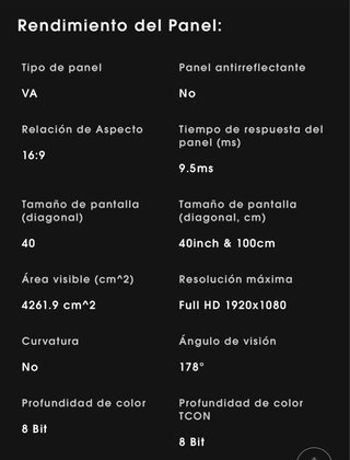 TV Hisense 40 QLED 40A5Q + 3 años garantía