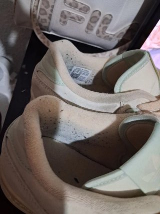 Zapatillas Adidas Beige y Verde Menta