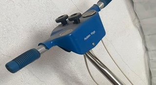Bicicleta Estática Antigua Azul