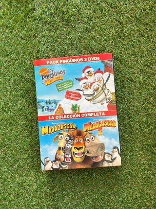 Pack 3 DVDs Los Pingüinos de Madagascar