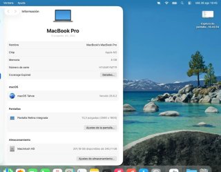 MacBook Pro 13" M2 2022 Plata