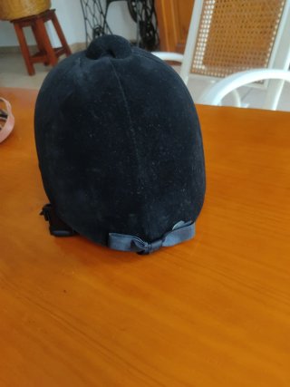 Casco de equitación niño negro
