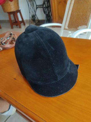 Casco de equitación niño negro
