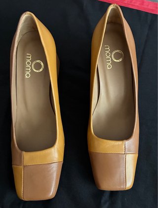 Moma Zapatos Marrón y mostaza Talla 37