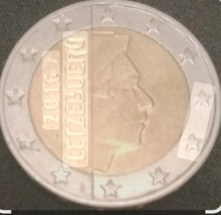 Moneda 2€ Luxemburgo 2016