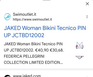 Bikini Técnico Jaked Nuevo Talla ES 40  IT 44