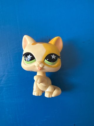 LPS Gato Beige y Naranja