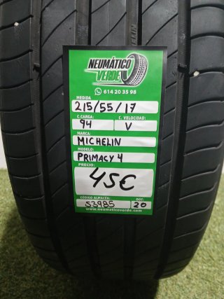 215 55 17 94V MICHELIN PRIMACY 4