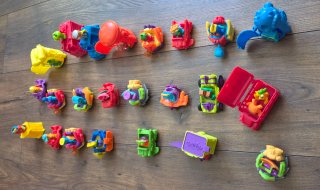 Set Superthings/Zomlings Transportes