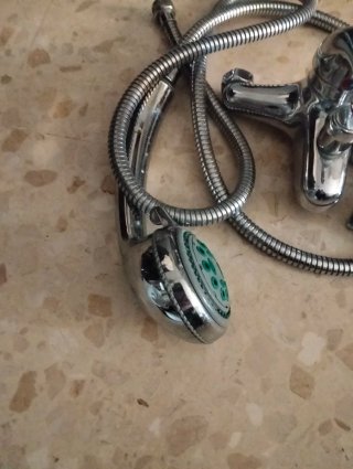 Grifo de baño y ducha cromado