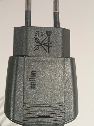 Adaptador Braun 5 497 Negro