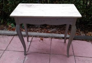 Consola d'ingresso in legno vintage