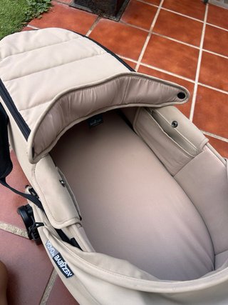 Capazo Babyzen Yoyo beige con adattatori e lenzuolo