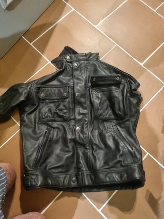 Cazadora Belstaff Cuero Moto
