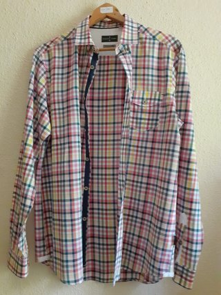 Camisa Roberto Verino premium fit pequeños cuadros