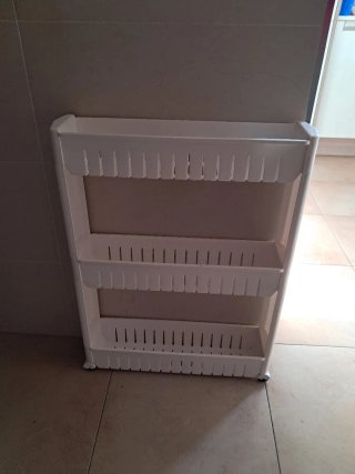 Carrito Auxiliar Blanco 3 Niveles