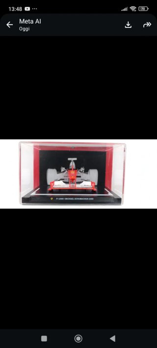 Ferrari F1 Schumacher 2000 - Scala 1:18