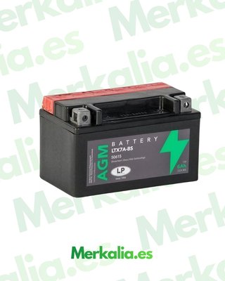 Batería Moto AGM LTX7A-BS 12V 6Ah LP