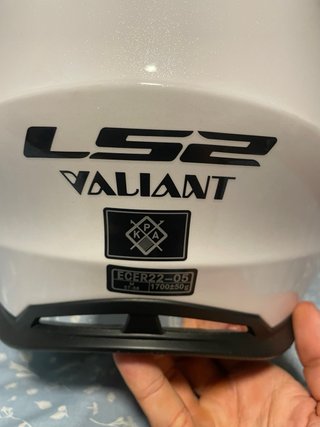 Casco Modular LS2 Valiant Blanco talla M 57-58