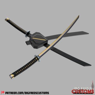 Katanas Deadpool 3D