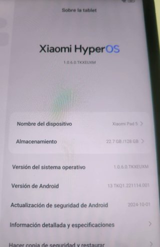 Xiaomi Pad 5 128GB almacenamiento + regalo funda