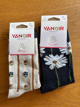 2 pares calcetines YANOIR talla 35-40