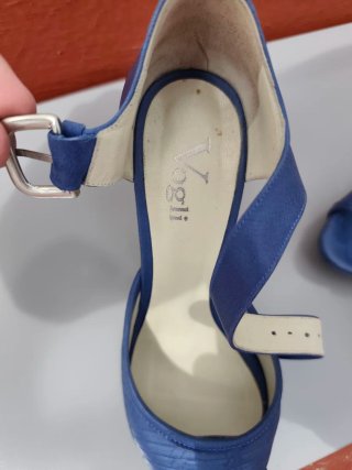 Zapatos de fiesta azul