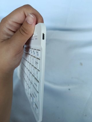 Teclado Inalámbrico Bluetooth Blanco