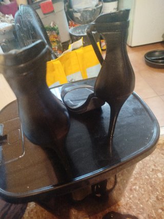 Sandalias de vestir negras para mujer