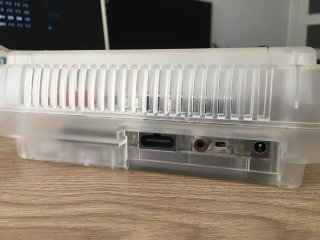 consola Super Famicom CRISTAL + EXTRAS! nueva